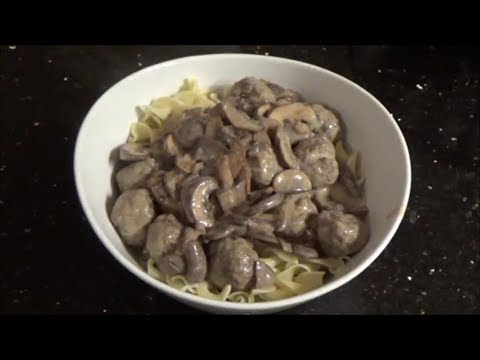 Meatball Stroganoff