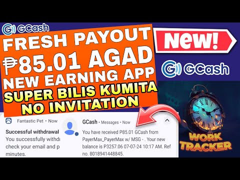 NEW RELEASE PAYING APP WITH FRESH PAYOUT ₱85.01 GCASH LEGIT OPEN MO LANG YUNG APP TAPOS PAYOUT KANA