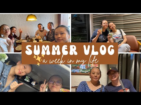 Summer Vlog 2023☀️ | A Week in My Life | family, friends, food, fun🛍️...(4F😂)