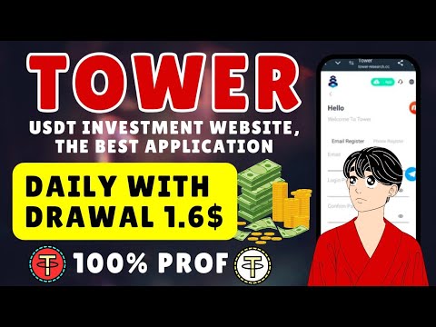 BEST INVESTMENT SITE latest USDT earning platform daily withdrawal 1.6$