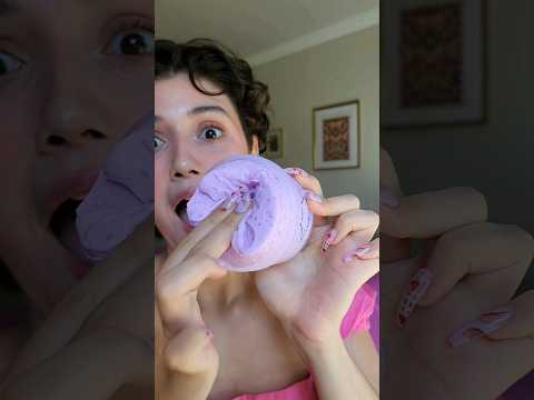 Lavendar Slime ASMR 🪻🐑💜 #asmr #slimeasmr #slime