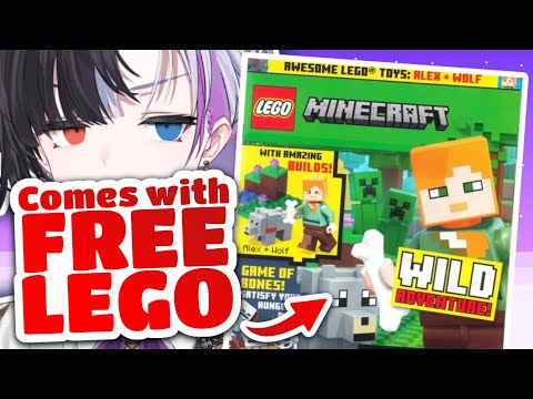 [HANDCAM] My mum said I should stream this Minecraft magazine (that she bought without asking me)