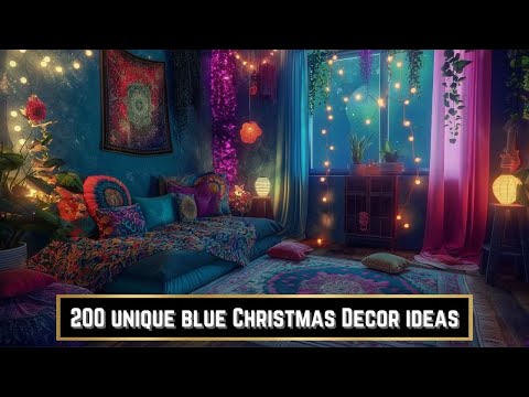 Unwrap the Magic 150 Unique Blue Christmas Decor Ideas