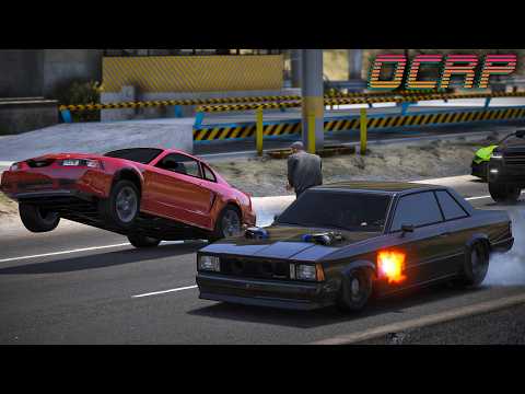 Illegal Drag Racing Event in GTA RP | OCRP