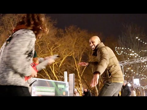 Amazing Street Performance invites Epic Reactions - Good Vibes Guaranteed!