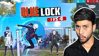 Blue Lock Football😱 Bundles Solo Vs Squad OP Gameplay - Free Fire Max