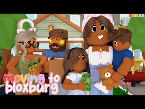 🚘The Day We MOVED to BLOXBURG *FIRST HOME* Roblox Bloxburg Roleplay #roleplay #family