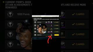 Free Achievement Emot🤫 Claim | Sundry Emot claim in free fire 😱 #trending#freefire#foryou#emote