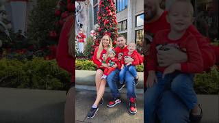 Wearing matching Christmas sweatshirts 🎄❤️✨️ #shorts #christmas #family