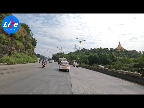 Navi Mumbai  -  From Airoli to Kharghar | IN 4K 60fps