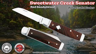 RoseCraft Blades: Sweetwater Creek Senator - Red Sandalwood