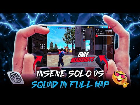 WHAT HAPPENED 😱 WITH ME WHEN I PLAY SOLO VS SQUAD 🥵 ||ONLY RED NUMBER|| SETTINGS ⚙️+HUD+SENSI+DPI😱🇮🇳