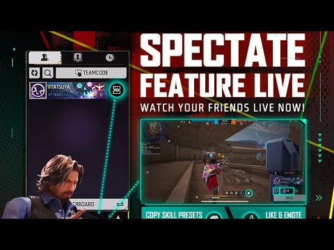 New spectate feature s 👀 in freefire review video #freefire