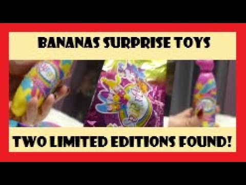 Two Limited Edition Bananas Toy From Series 1, Cepia Toys