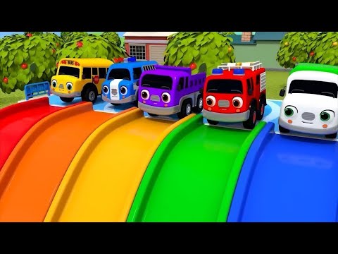 Wheels on the Bus - abc song - Nursery Rhymes & Kids Songs 2