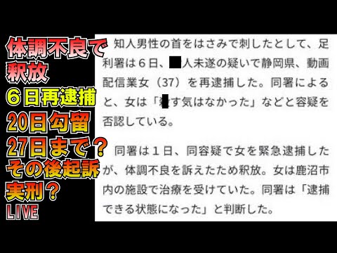 6日再逮捕 11月27日に出てこなかったら高確率で実刑？ なぁ助(水口恵)がナイト(稲村尚志)を刺した件 LIVE #みんつく党 #大津あやか  #みんつく #つばさの党