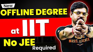 📢 IIT Launches New Offline Degree ❌No JEE Needed! | Harsh Sir @VedantuMath