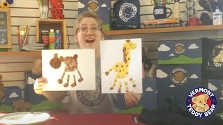 Handprint Animals - Vermont Teddy Bear Kids Crafts