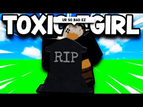 I Became a TOXIC E-Girl....(Roblox The Strongest Battlegrounds)