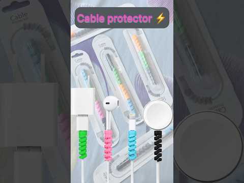 Charger cable #protector for wires data #cable #charging #amazon #flipkart #tech #gadgets #shorts