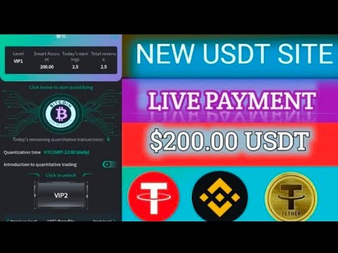 NEW USDT EARNING | DAILY INCOME APP  | BEST TASK GRABBING EARNING