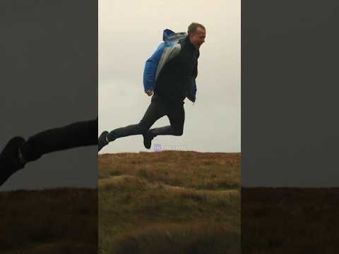 Taking flight in GALE FORCE winds in Ireland