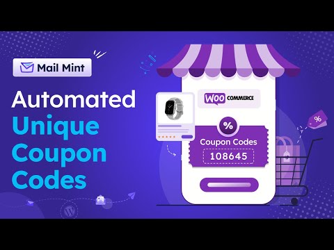 Generate Unique Coupon Codes Automatically for WooCommerce Products Using Mail Mint 🔥