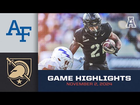 Game Highlights: Air Force vs Army (November 2, 2024)