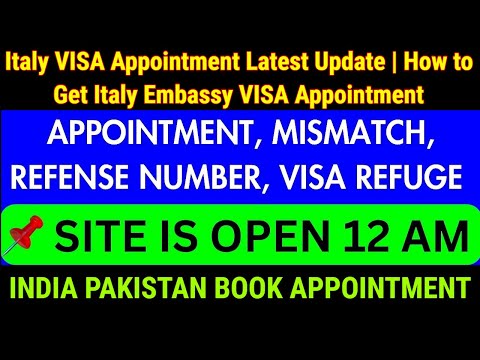 Italy VISA Appointment 2025 | How to Get Italy Embassy (NULLA OSTA) Appointment🇮🇹🇵🇰🇮🇳ਇਟਲੀ ਨੱਲਾ ਓਸਟਾ