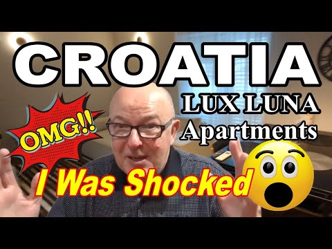 LUX LUNA APARTMENTS - I WAS SHOCKED - Zadar CROATIA