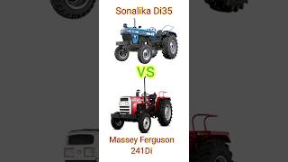 sonalika Di 35 vs Massey Ferguson 241 comparison 🔥🔥😃😃😃 #viral #trending #shorts