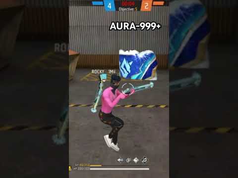 Aura...999+ Only red number...#aura #shortsvideo #viralvideo #freefire