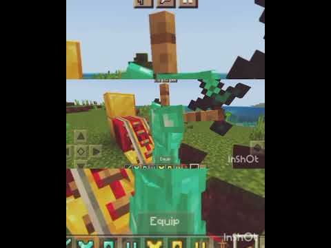 Minecraft pe build hack #shorts