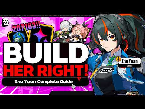 BUILD HER THE RIGHT WAY! Complete Zhu Yuan Guide (Teams/Combo/Disk/W-Engine) - Zenless Zone Zero