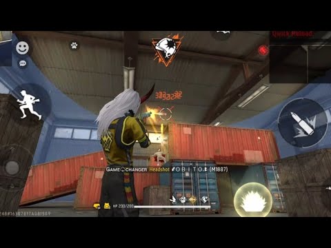 Free fire max 1 vs 1 only headshot challenge.one tap challenge .@Gamechanger025 @TotalGaming093