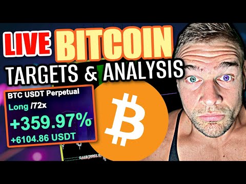 LIVE *BITCOIN* Trading & Analysis - IT HAPPENS TONIGHT! $200,000.00 SHORT TRADE!