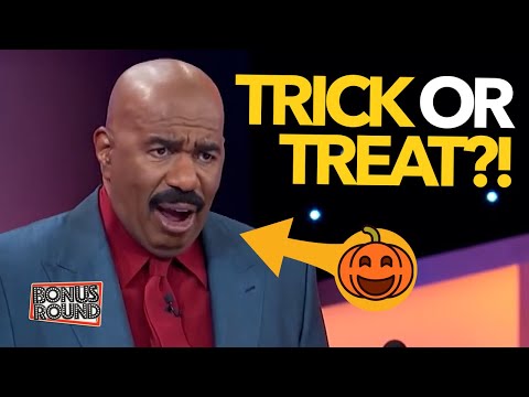 Trick Or Treat - FAIL! Steve Harvey Family Feud