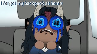 Hantengu clone I forgot my backpack at home meme ||  (demon slayer). (read the description)