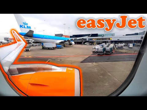 (4K 60FPS) easyJet Airbus A320Neo | Manchester - Amsterdam (January 2024)