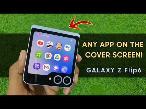 Galaxy Z Flip 6 : How To Use Any App On The Cover Screen!