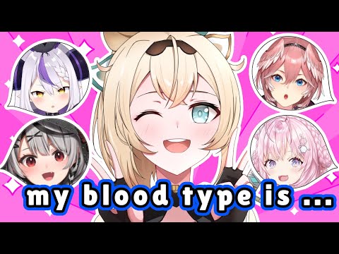 Iroha didn't hesitate revealing her blood type, meanwhile..