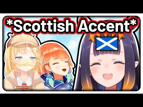 Ina's sudden Scottish Accent is hilarious 【Hololive EN】