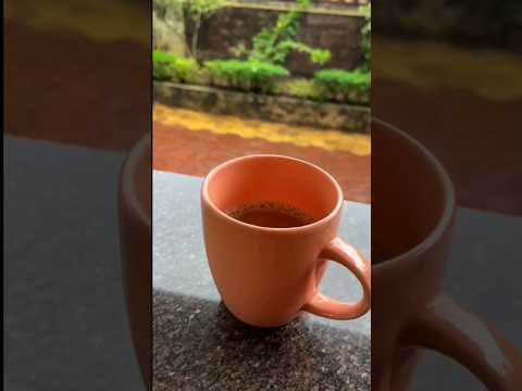 Monsoon starts with a Cup of my Love 🩷#shorts #monsoon2023 #beautifulmorning#vlog#chai