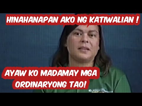 VP SARA DUTERTE NAGSALITA NA| #vpsara #saraduterte #indaysara