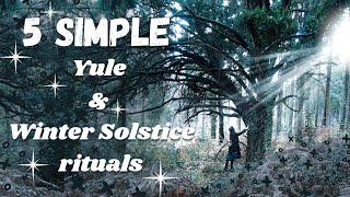 How to celebrate Yule 🌲 5 Yule & Winter Solstice ritual ideas