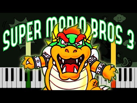 Super Mario Bros 3 Bowser Battle Piano