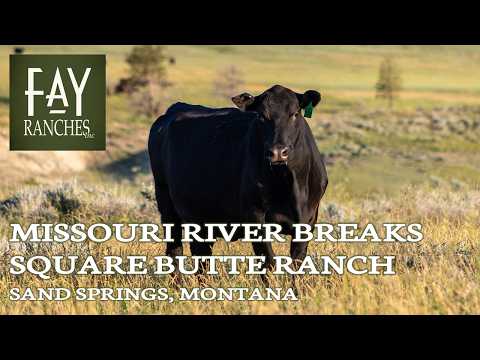 Montana Ranch For Sale | Missouri River Breaks Square Butte Ranch | Sand Springs, MT