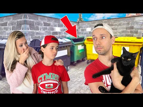 We RESCUED a KITTEN from the GARBAGE BINS!!!