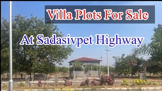 Dtcp villa plots for sale || Sadasivpet || Hyderabad || Best Investment plan