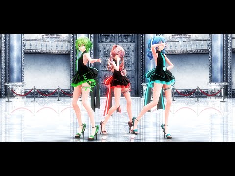 【MMD】Masked bitcH【Tda GUMI×Miku×Teto】